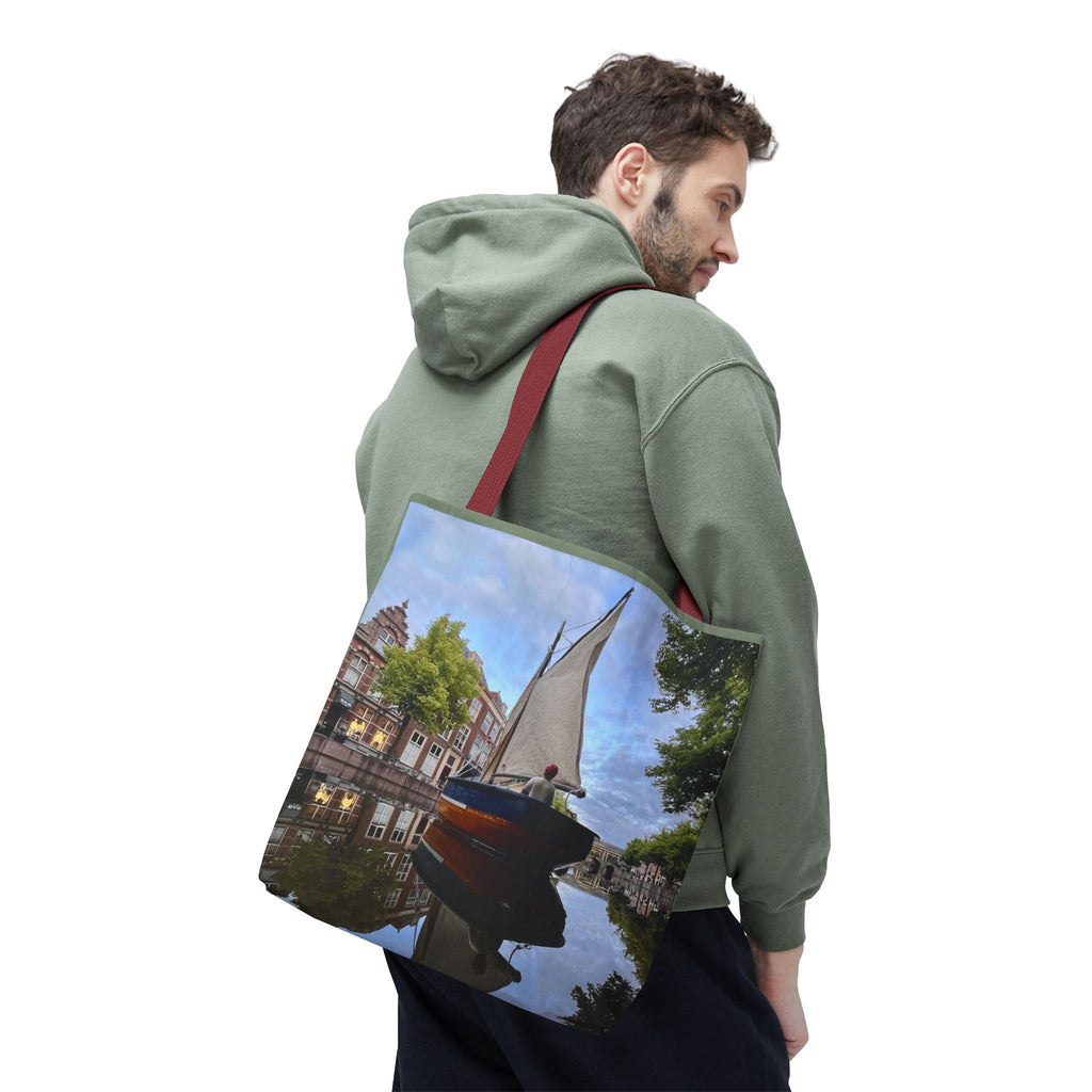 Sailing the Canals of Leiden Tote Bag