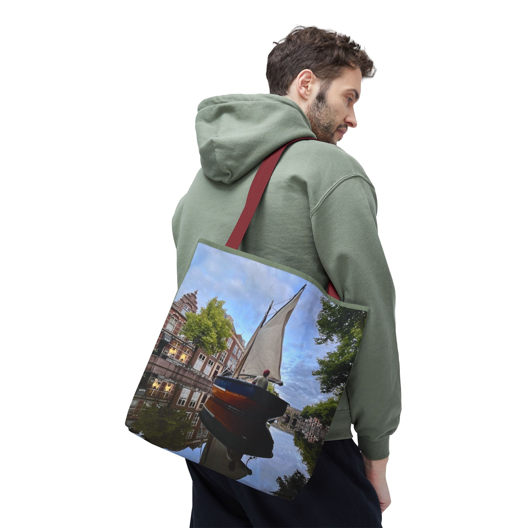 Sailing the Canals of Leiden Tote Bag