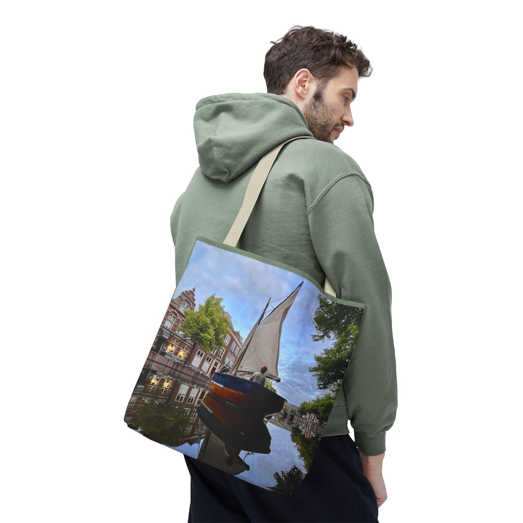 Sailing the Canals of Leiden Tote Bag