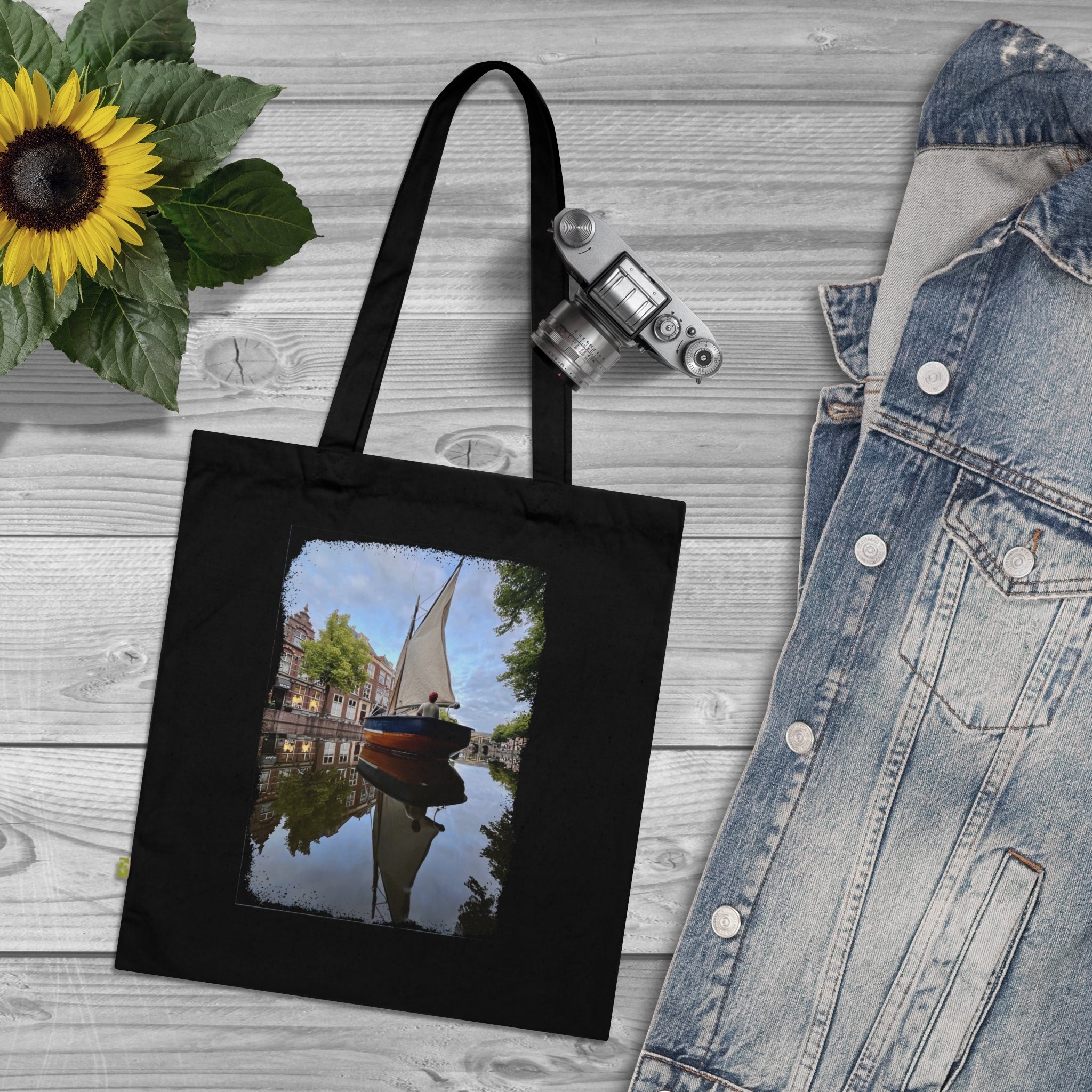 Canals of Leiden tote bag
