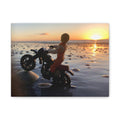 Wheelie Matte Canvas Print — Stretched Wall Art for Home Decor
