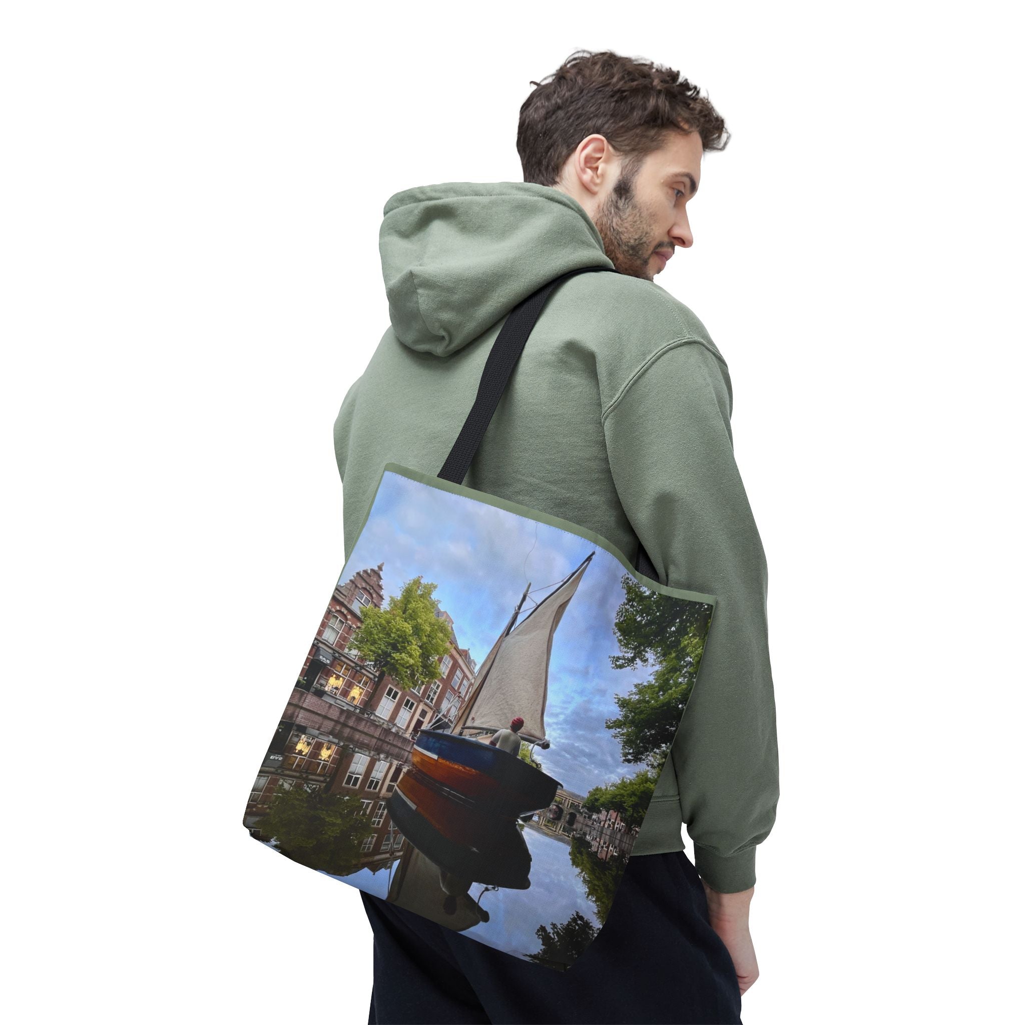 Sailing the Canals of Leiden Tote Bag
